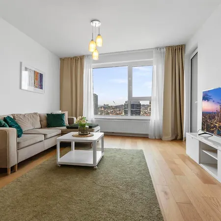 Stylish 19th-floor Klingerka With Stunning Castle Views & Free Parking Apartment Bratislava